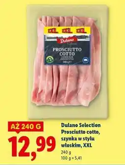 Lidl DULANO SELECTION Prosciutto cotto oferta