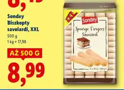 Lidl SONDEY Biszkopty Savoiardi, XXL oferta