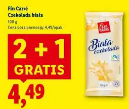 Lidl FIN CARRÉ Czekolada biała oferta