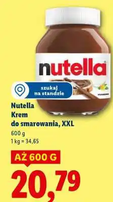 Lidl Nutella Krem do smarowania, XXL oferta
