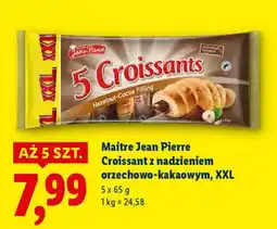 Lidl Maitre Jean Pierre Croissant z nadzieniem orzechowo-kakaowym, XXL oferta