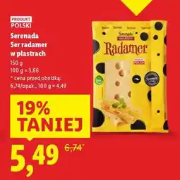 Lidl SERENADA Ser radamer w plastrach oferta