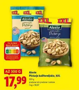 Lidl ALESTO Pistacje kalifornijskie, XXL oferta