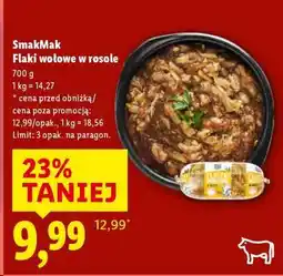 Lidl SMAKMAK Flaki wołowe w rosole oferta