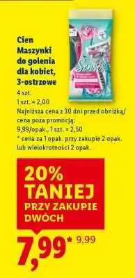 Lidl Cien Maszynki do golenia dla kobiet, 3-ostrzowe oferta