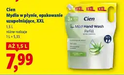 Lidl Cien Mydło w płynie, opakowanie uzupełniające, XXL oferta
