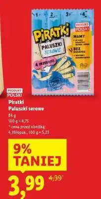 Lidl Piratki Paluszki serowe oferta
