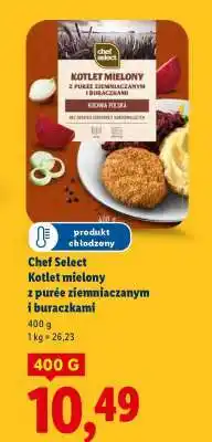 Lidl Chef Select Kotlet mielony z puree ziemniaczanym i buraczkami oferta