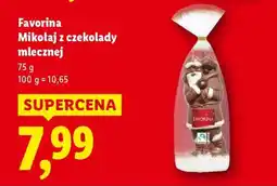 Lidl FAVORINA Mikołaj z czekolady mlecznej oferta