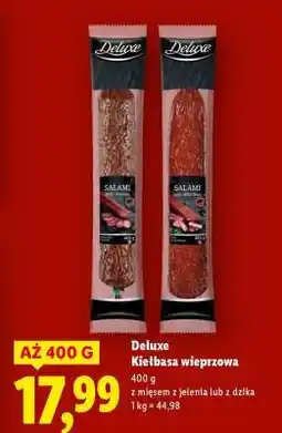 Lidl DELUXE Kiełbasa wieprzowa oferta