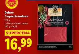 Lidl Deluxe Carpaccio wołowe oferta