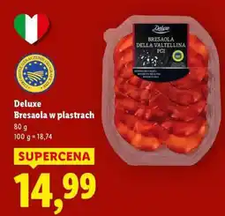 Lidl DELUXE Bresaola w plastrach oferta