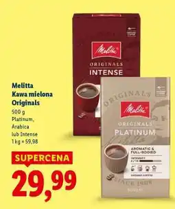 Lidl Melitta Kawa mielona Originals oferta