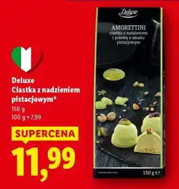 Lidl DELUXE Ciastka z nadzieniem pistacjowym oferta