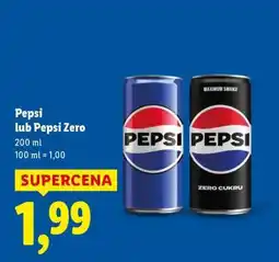 Lidl Pepsi lub Pepsi Zero oferta