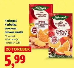 Lidl Herbapol Herbatka owocowa, zimowe smaki oferta