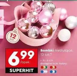 Biedronka Bombki nietłukące, 12 szt oferta