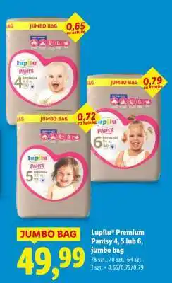 Lidl lupilu PREMIUM Pantsy 4, 5 lub 6, jumbo bag oferta