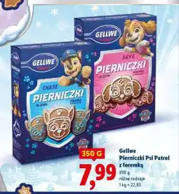 Lidl Gellwe Pierniczki Psi Patrol z foremką oferta