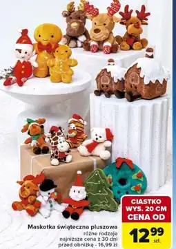 Carrefour Market Maskotka świąteczna pluszowa oferta