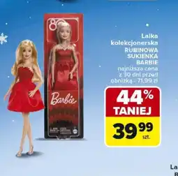 Carrefour Market Lalka kolekcjonerska RUBINOWA SUKIENKA BARBIE oferta