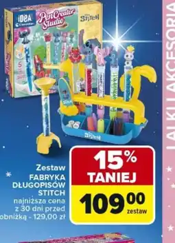 Carrefour Market Zestaw FABRYKA DLUGOPISOW STITCH oferta