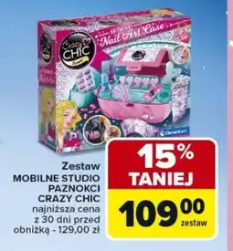 Carrefour Market Zestaw MOBILNE STUDIO PAZNOKCI CRAZY CHIC oferta