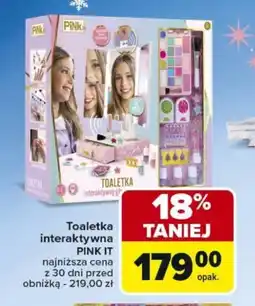 Carrefour Market Toaletka interaktywna PINK IT oferta