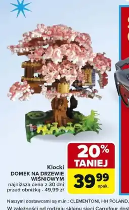 Carrefour Market Klocki Domek na drzewie wiśniowym oferta