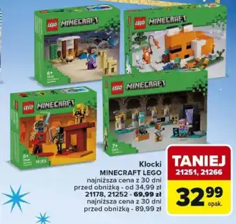 Klocki MINECRAFT LEGO