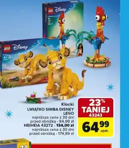 Carrefour Market Klocki LWIATKO SIMBA DISNEY LEGO oferta