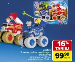 Carrefour Market Zestaw 2 samochodów metalowych PSI PATROL oferta