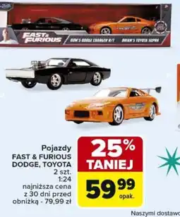 Carrefour Market Pojazdy FAST & FURIOUS oferta