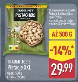 ALDI Pistacje XXL Trader Joe's oferta