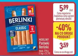ALDI Parówki Berlinki MORLINY oferta