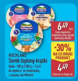ALDI Serek topiony krążki HOCHLAND różne rodzaje oferta
