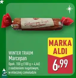 ALDI Marcepan Winter Traum z nadzieniem migdałowym, w mlecznej czekoladzie oferta