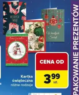 Carrefour Market Kartka świąteczna oferta