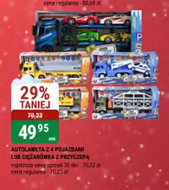 bi1 AUTOLAWETA Z 4 POJAZDAMI LUB CIEZAROWKA Z PRZYCZEPA oferta