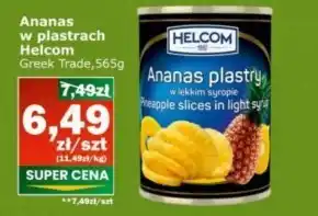 Społem Ananas w puszce Helcom oferta