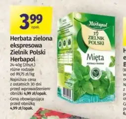 Społem Herbata zielona Herbapol oferta