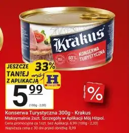 Hitpol Konserwa turystyczna Krakus oferta