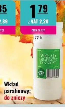 Eurocash Wkład parafinowy oferta