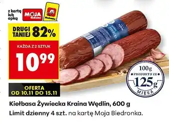 Kiełbasa Żywiecka Kraina Wędlin, 600 g