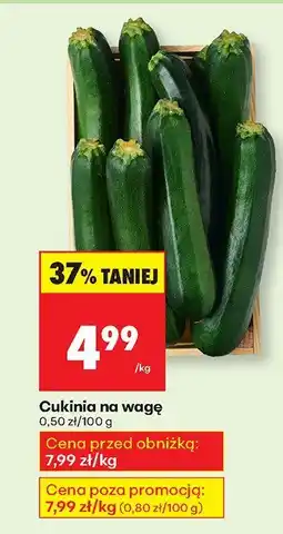 Biedronka Cukinia na wagę Biedronka oferta
