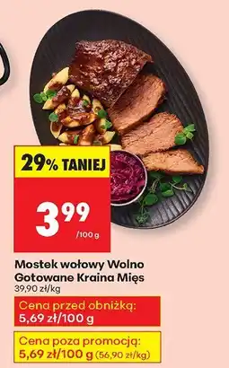 Biedronka Mostek wołowy Wolno Gotowane Kraina Mięs oferta