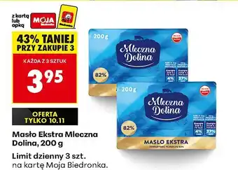 Masło Ekstra Mleczna Dolina, 200 g