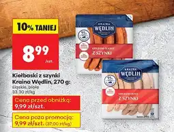 Biedronka Kiełbaski z szynki Kraina Wedlin oferta