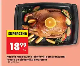 Biedronka Kaczka nadziewana jabłkami i pomarańczami Prosto do piekarnika Biedronka oferta