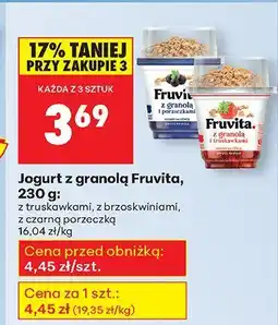 Biedronka Jogurt z granolą Fruvita, 230 g oferta